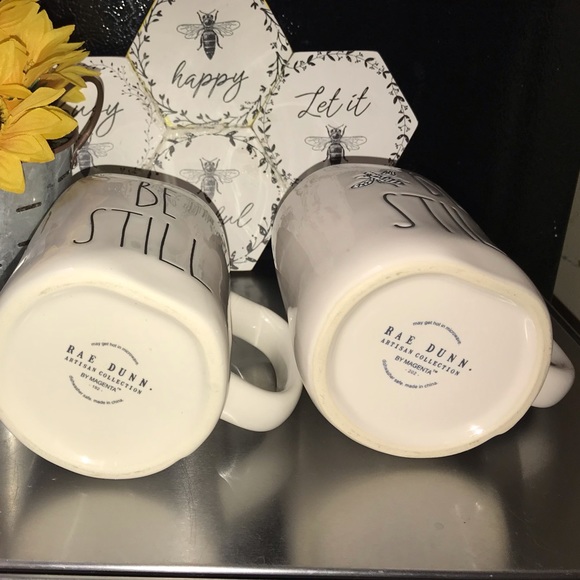 Rae Dunn Bee Still & Bee Still 🐝 Mugs (2 Mugs) - Picture 6 of 8